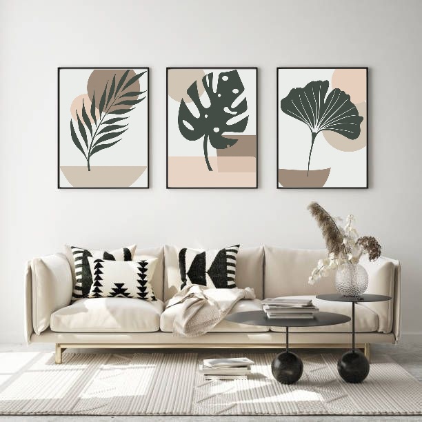 Combination of Big Leaves (A4 | 21 × 29.7 | 8.27 × 11.69)