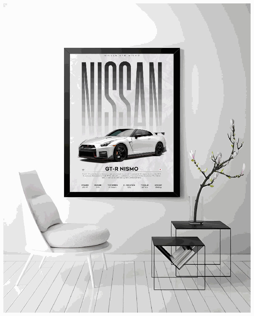 Nissan GT-R Nismo (A4 | 21 × 29.7 | 8.27 × 11.69)