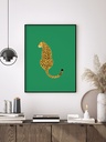 Cheetah on Green