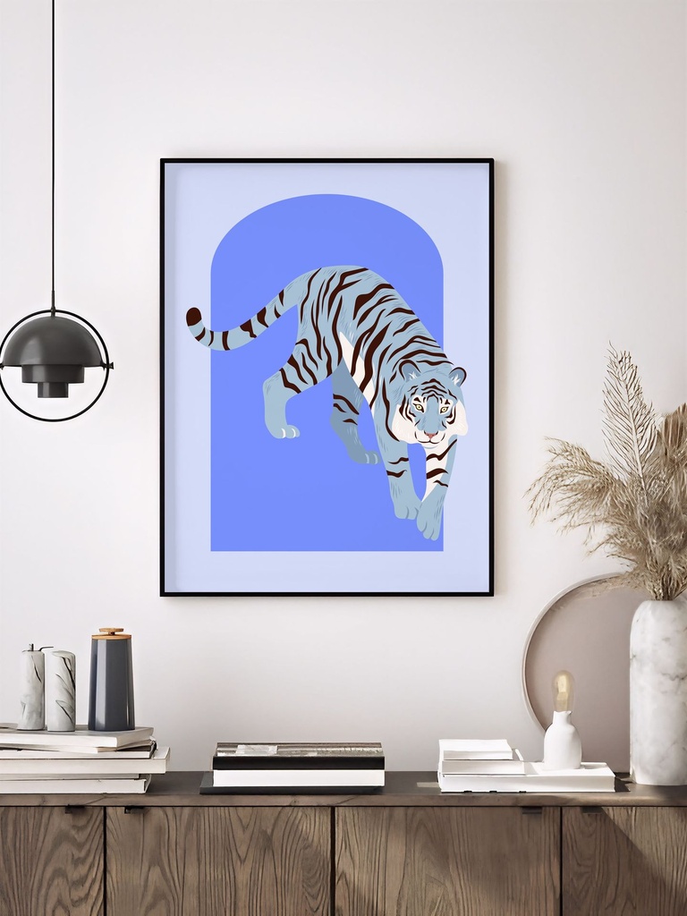 Blue Tiger Arch (A4 | 21 × 29.7 | 8.27 × 11.69, 1 inch)
