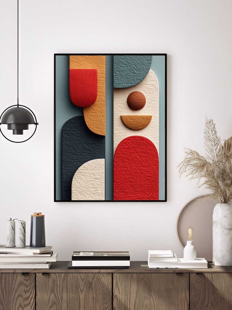 Stone Block Frame (Matte Print, Black, A4 | 21 × 29.7 | 8.27 × 11.69)