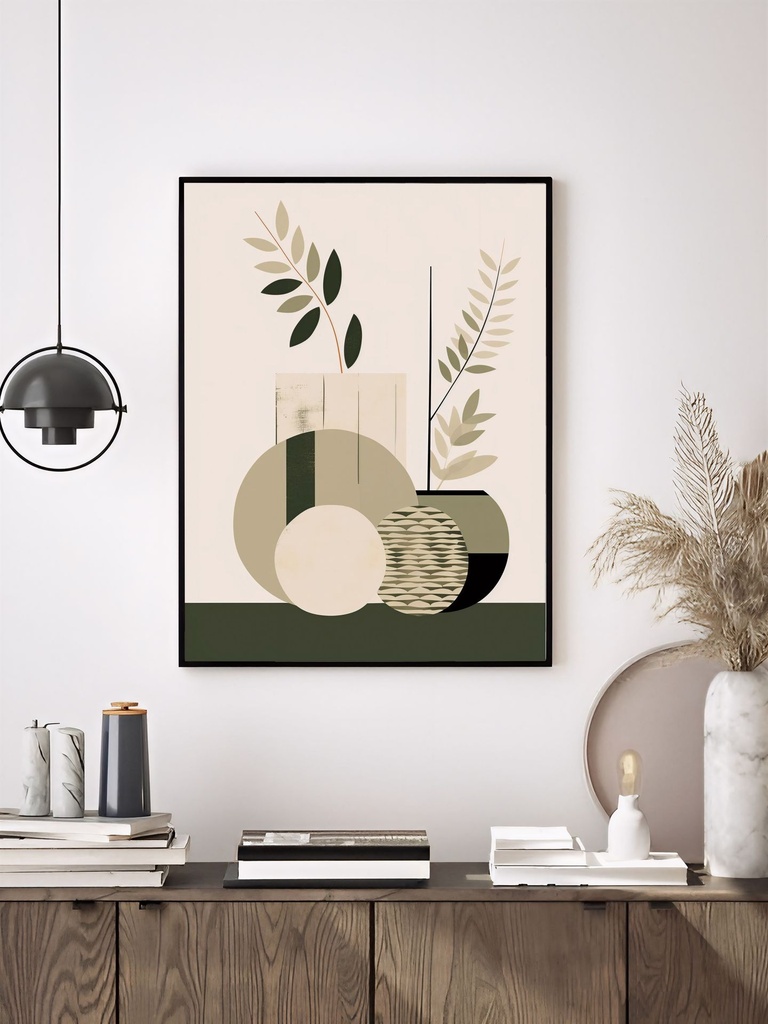 Leaves (Matte Print, Black, A4 | 21 × 29.7 | 8.27 × 11.69)