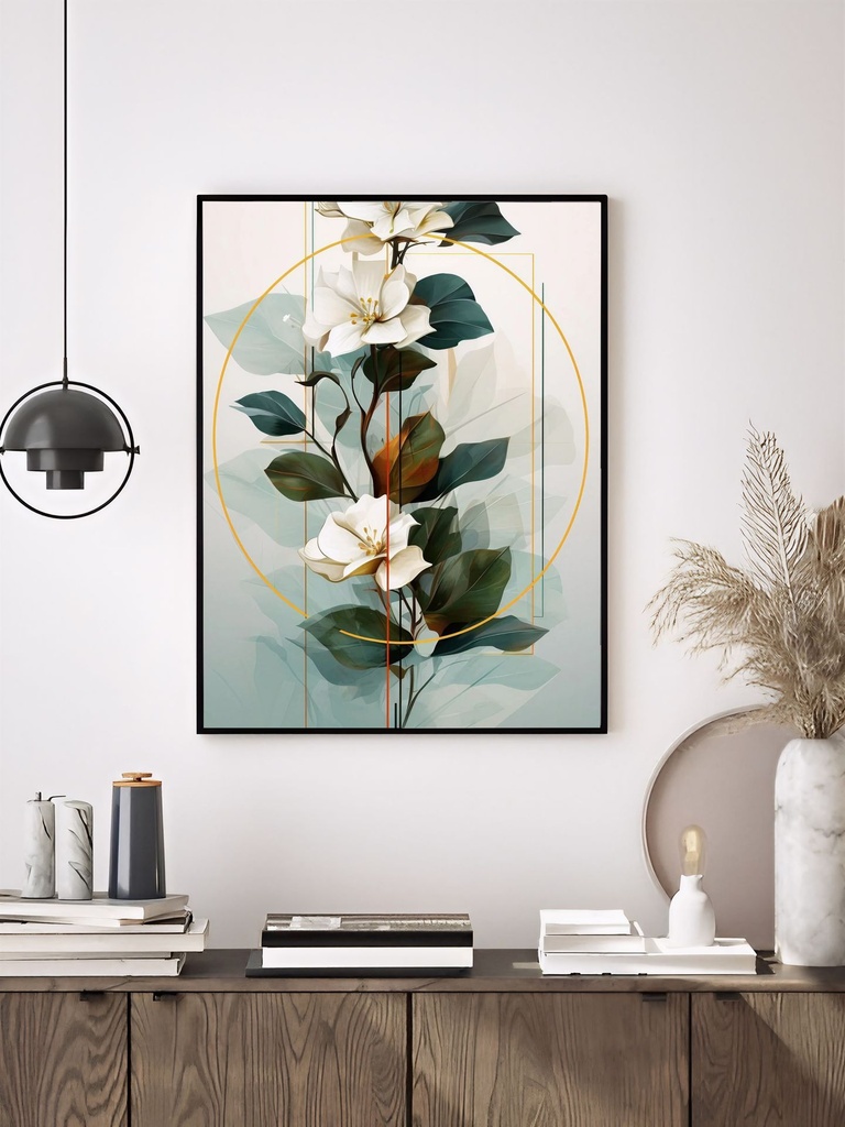 White Flowers (A4 | 21 × 29.7 | 8.27 × 11.69)